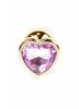 MyLove Toys - Jewellery Gold  Heart PLUG- Rose